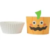 PME Halloween Cupcake Vormpjes Pompoenlantaarn Ø45mm 12st.