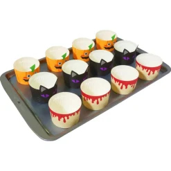 PME Halloween Cupcake Vormpjes Druppelend Bloed Ø45mm 12st**