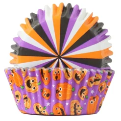 PME Halloween Cupcake Vormpjes Pompoenfeest Ø52mm 60st.