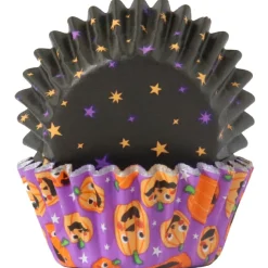 PME Halloween Mini Cupcake Vormpjes Pompoenfeest Ø33mm 60st.