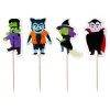 PME Halloween Taartprikkers Griezelige Personages 24st.