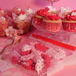 PME Hersluitbare Traktatiezakjes Hartjes 20st.