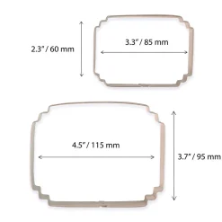 PME Koekjes Uitsteker Plaque Style 7 Set/2