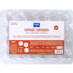 PME Plastic Cupcakehouders (24) Set/3