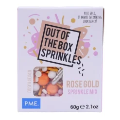 PME Rose en Gouden Sprinkle Mix (Out of the Box) 60g