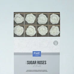 PME Suiker Rozen Wit Ø4cm 36st