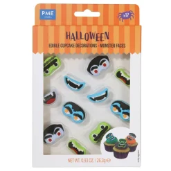 PME Suikerdecoratie Halloween Monsters 12st.