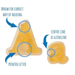 PME Tekst Stempelset Alfabet Fun Fonts - Collectie 2