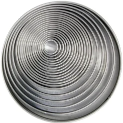 PME Uitstekers Rond Glad RVS 19-delig