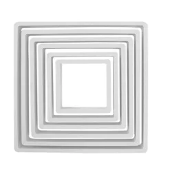 PME Uitstekerset Vierkant set/6