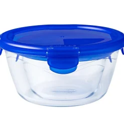 Pyrex Cook & Go Ovenschalen met Deksel Rond 0,7L/1,6L Set/2