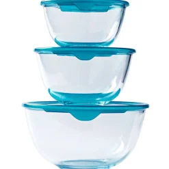 Pyrex Prep & Store Beslagkom met Deksel 2,3L (Ø21cm)