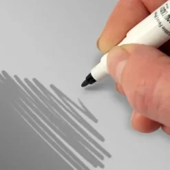 RD Stift eetbare inkt dubbelzijdig Zilvergrijs