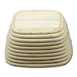 Rijsmandje Riet Vierkant 18x18cm (500 tot 750 gram deeg)