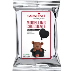 Saracino Modelleer Chocolade Zwart 250g