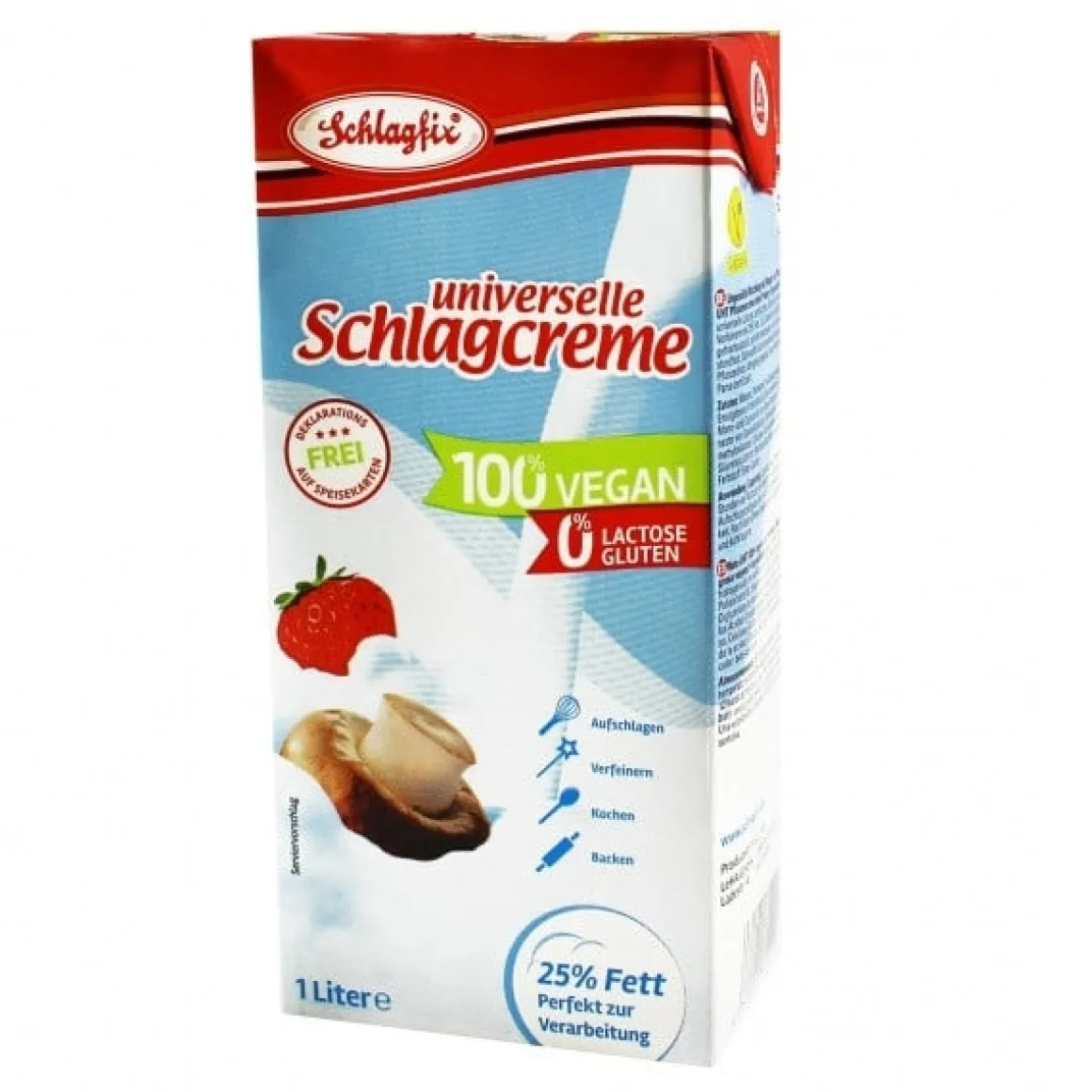 Schlagfix Plantaardige Slagroom Ongezoet 1L