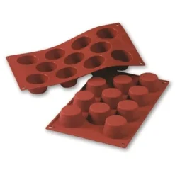 Siliconen Bakvorm Muffin Mini Ø51h28mm (11)