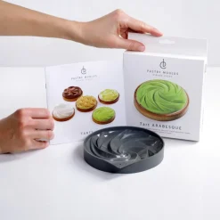 Siliconen Vorm Tart Arabesque Ø14x2,5cm (Dinara Kasko)