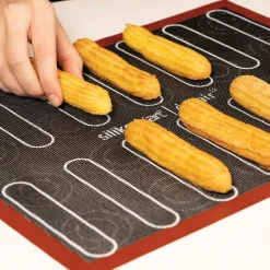Silikomart Siliconen Bakmat Air Eclair/Soezen 58,3x38,4cm