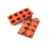 Silikomart Siliconen Bakvorm Cilinder (8x) Ø6,3x4cm