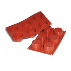 Silikomart Siliconen Bakvorm Muffin (6x) Ø6,8x3,8cm