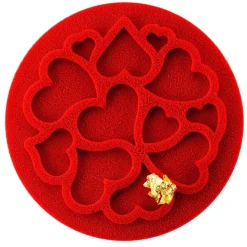 Silikomart Siliconen Mold Mini Love Ø6x0,2cm Set/6