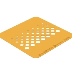 Silikomart Siliconen Stencil Ruit 13,8x7,2x0,1cm Set/2**