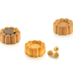 Silikomart Siliconen Vorm Charlotte XS (18x) Ø3,8x1,8cm