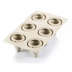 Silikomart Siliconen Vorm Soffice Incanto (6x) Ø60x70mm