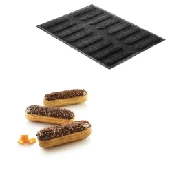 Silikomart Siliconen Vorm Airplus Eclair - 30x40cm Set/2