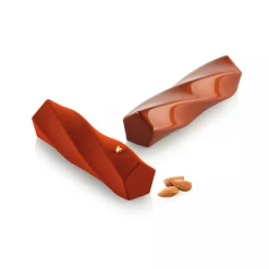 Silikomart Siliconen Vorm Twist (6) 13,5x3,3cm + Uitsteker