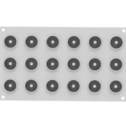 Silikomart Siliconen Vorm Donut XS (18) Ø3,4x1,6cm**