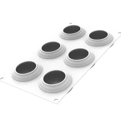 Silikomart Siliconen Vorm Sara (6) Ø7,5x3cm