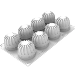 Silikomart Siliconen Vorm Harmony (8) Ø6x6,7cm**