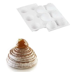 Silikomart Siliconen Vorm Montblanc (6) Ø74x42mm