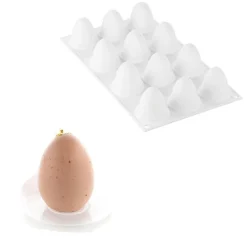 Silikomart Siliconen Vorm Ei (12) Ø34x47mm