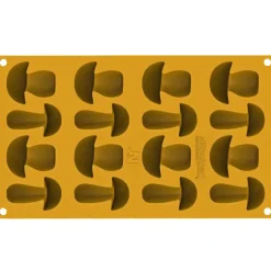 Silikomart Siliconen Vorm Paddenstoel (16x) 3,6x5,9cm