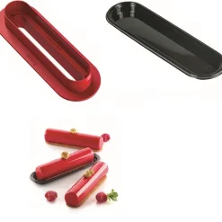 Silikomart Siliconenvorm Cylindre 12,6x2,7x2,7cm (8)