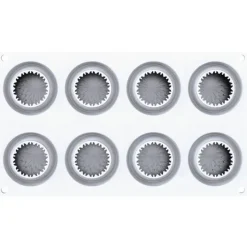 Sillikomart Siliconen Bakvorm Kiku Ø5,8x3,7cm (8)