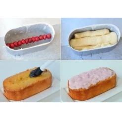 Sloffenring Cake Cerise RVS 18cm**