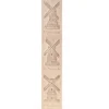 Speculaasplank Drie Molens (3x) 11,5x7,5cm.
