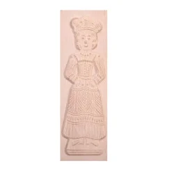 Speculaasplank Groot Pop Vrouw 30,5x10cm.