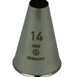 Spuitmondje Glad RVS 14mm