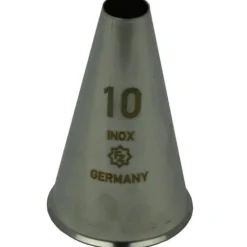 Spuitmondje Glad RVS 10mm