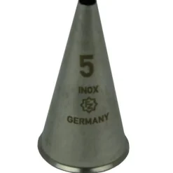 Spuitmondje Glad RVS 5mm