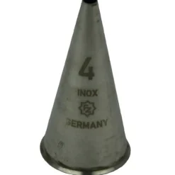 Spuitmondje Glad RVS 4mm