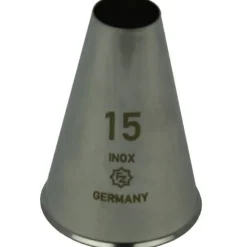 Spuitmondje Glad RVS 15mm