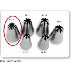 Spuitmondje JEM, drop flower nozzles Ø17mm