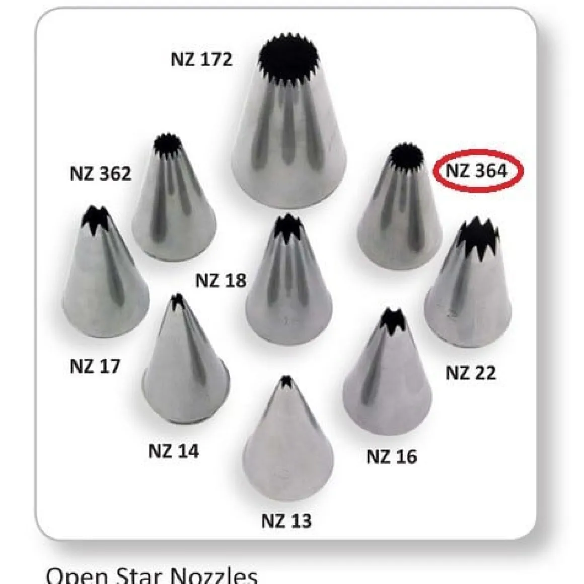 Spuitmondje JEM, open star