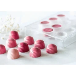 Städter Bonbonvorm Rond Geribbeld (21) Ø28mm